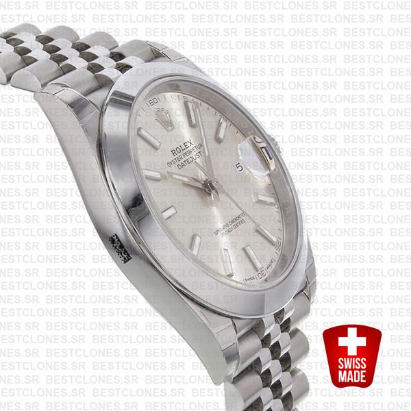 rolex datejust 41 jubilee smooth bezel