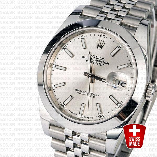 rolex datejust 41 jubilee smooth bezel