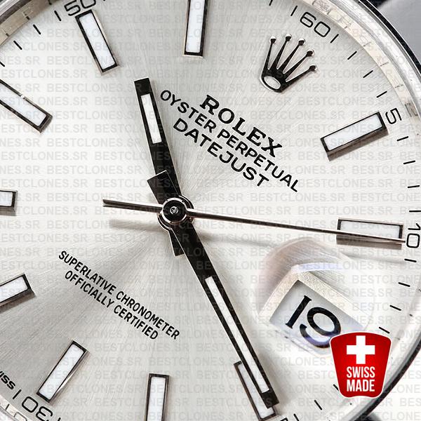 rolex datejust 41 smooth bezel jubilee