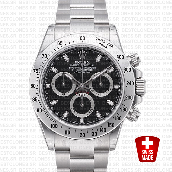 Rolex Daytona Ss Black 116620 40mm