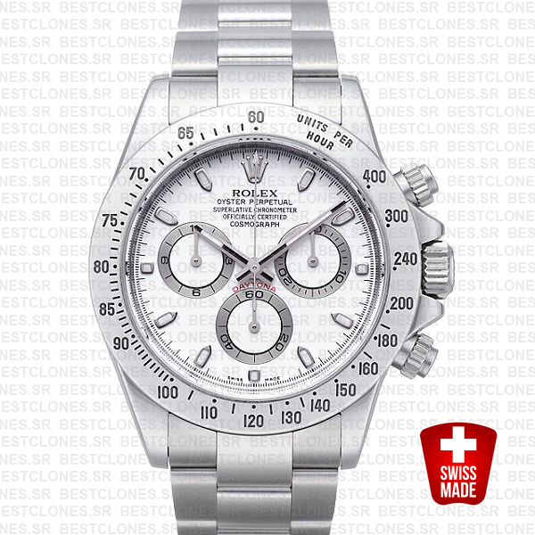 Rolex Daytona Ss White 40mm 116520