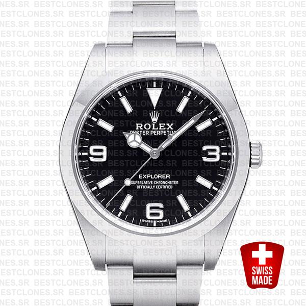 Rolex Explorer I 214270 39mm Swiss Replica