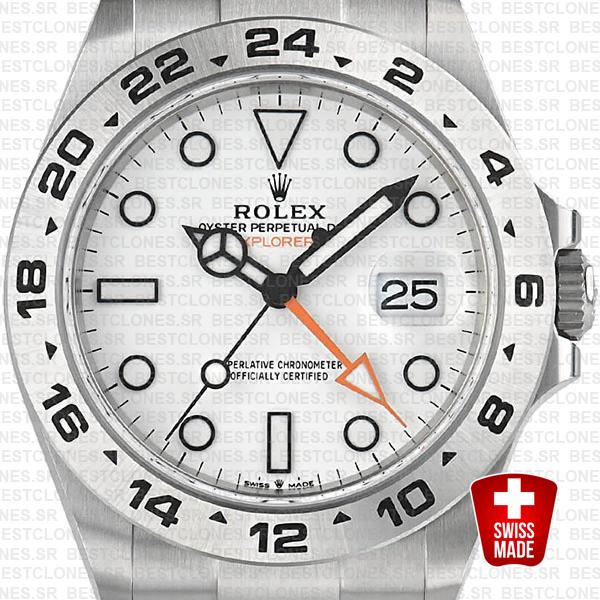 Rolex Explorer Ii 42 White 226570 Swiss Made Replica