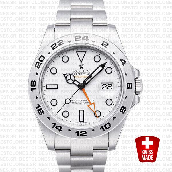 Rolex Explorer Ii White 42mm Swiss Replica 216570