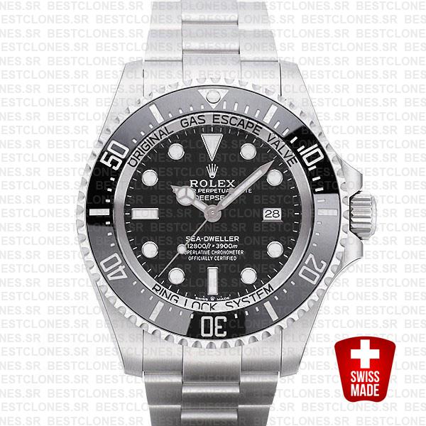 Rolex Deepsea Black Dial 44mm 126660 Swiss Replica