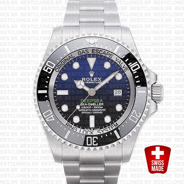 Rolex Deepsea D Blue Dial James Cameron 44mm 126660 Swiss Replica