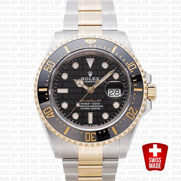 Rolex Sea Dweller 2 Tone 43mm 126603 Swiss Replica