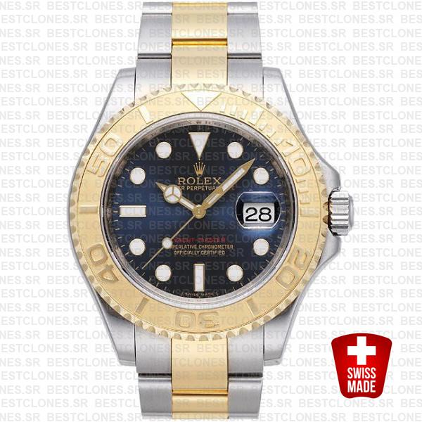 Rolex Yacht Master 2 Tone Blue 40mm 16623