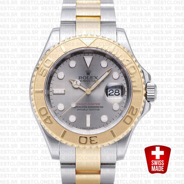 Rolex Yacht Master 2 Tone Grey 40mm 16623