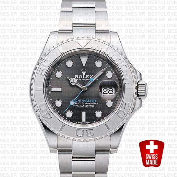 Rolex Yacht Master 2016 Ss Platinum Rhodium 116622 40mm Replica